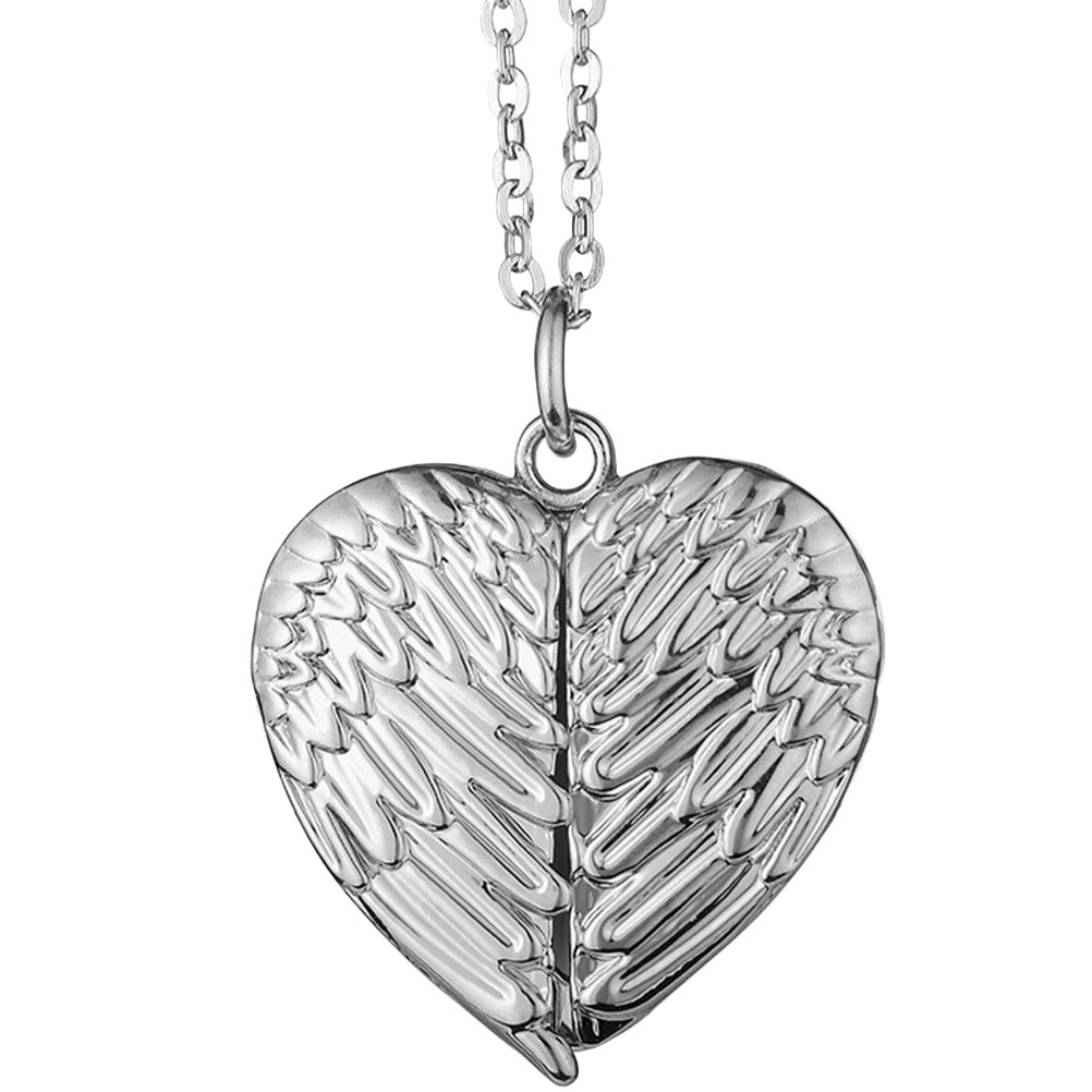 Heart Locket Necklace Photo - ハートロケットネックレス 女性用写真ロケットネックレス 内部写真スロット付き スタイリッシュな合金ペンダント お祭りや家族の集まりに