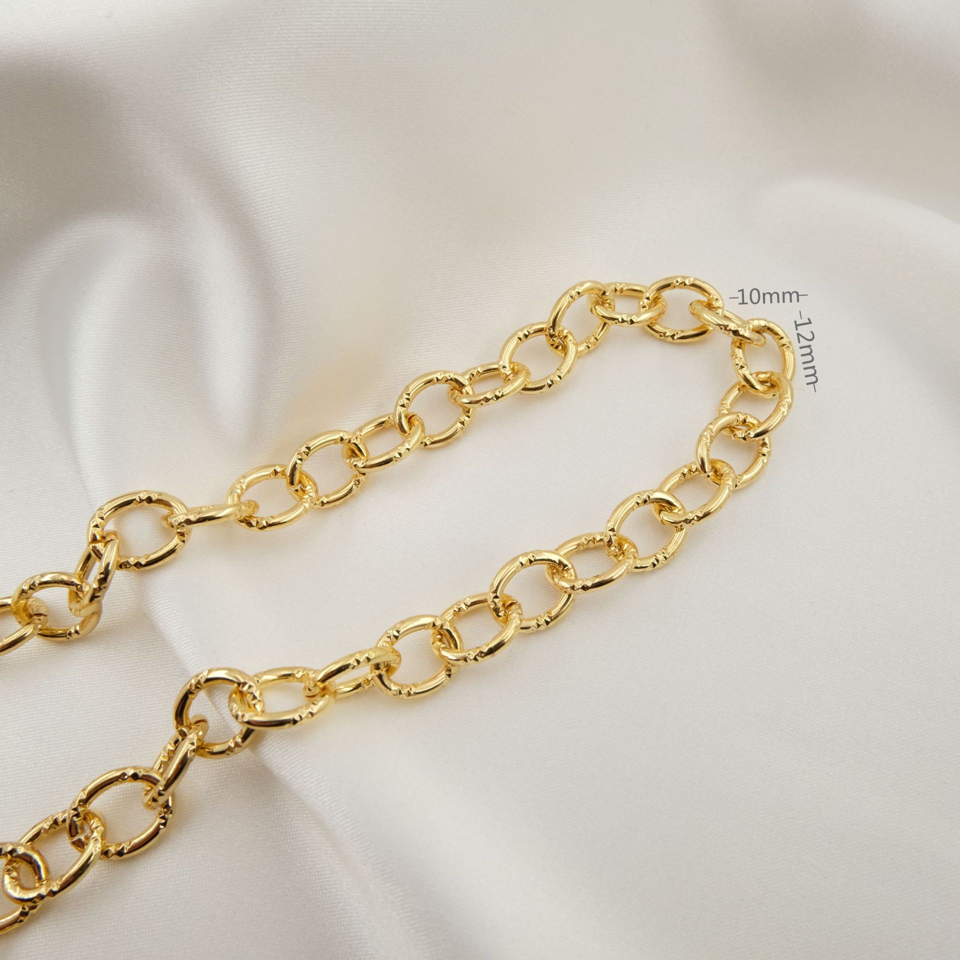 WT-BC199 18K金メッキ銅クールラップアクセサリーキ - Cuban Link Chain 12Mm のレビューと価格