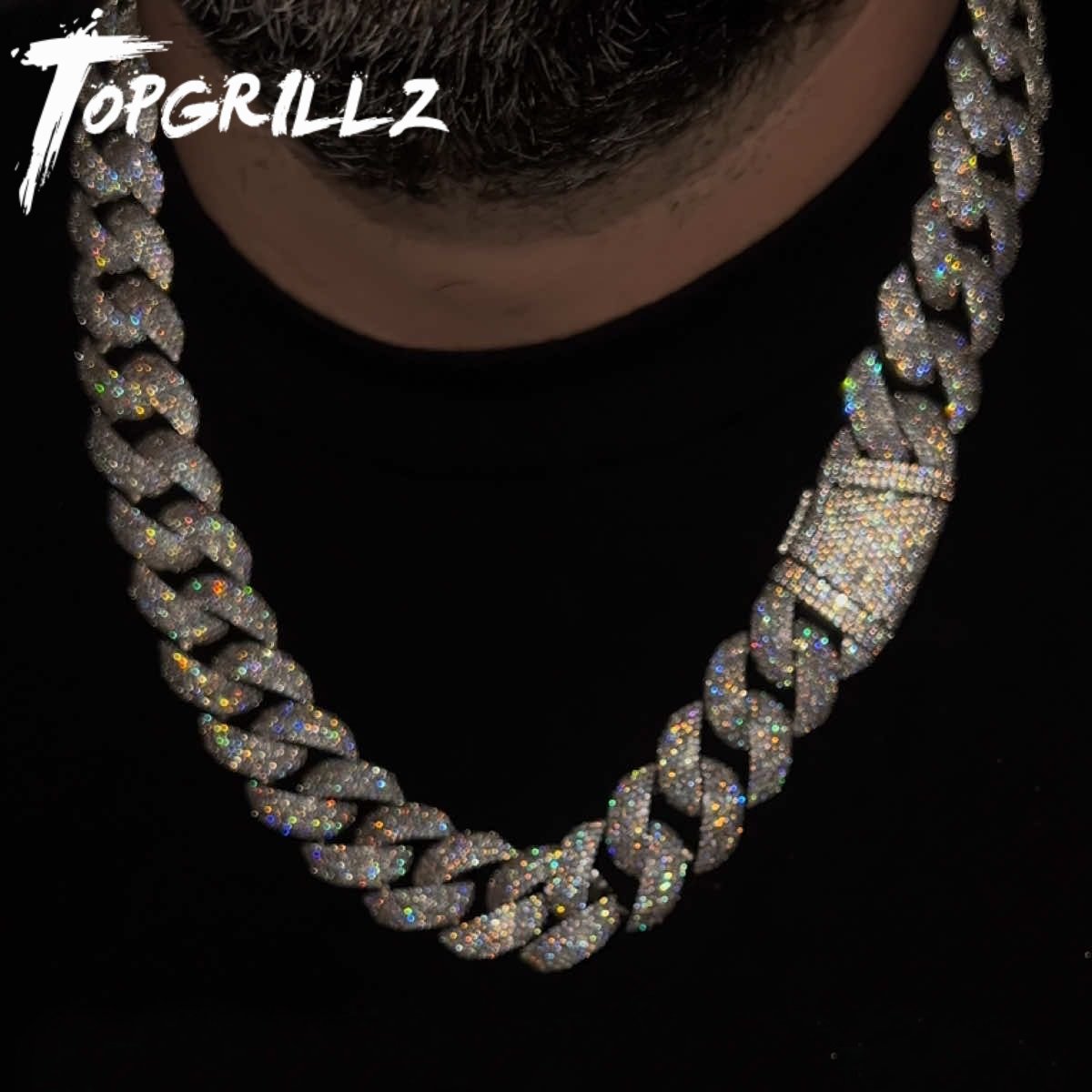 TOPGRILLZ 24mmキューバンチェーンネックレス フ - Cuban Link Chain 12Mm のレビューと価格