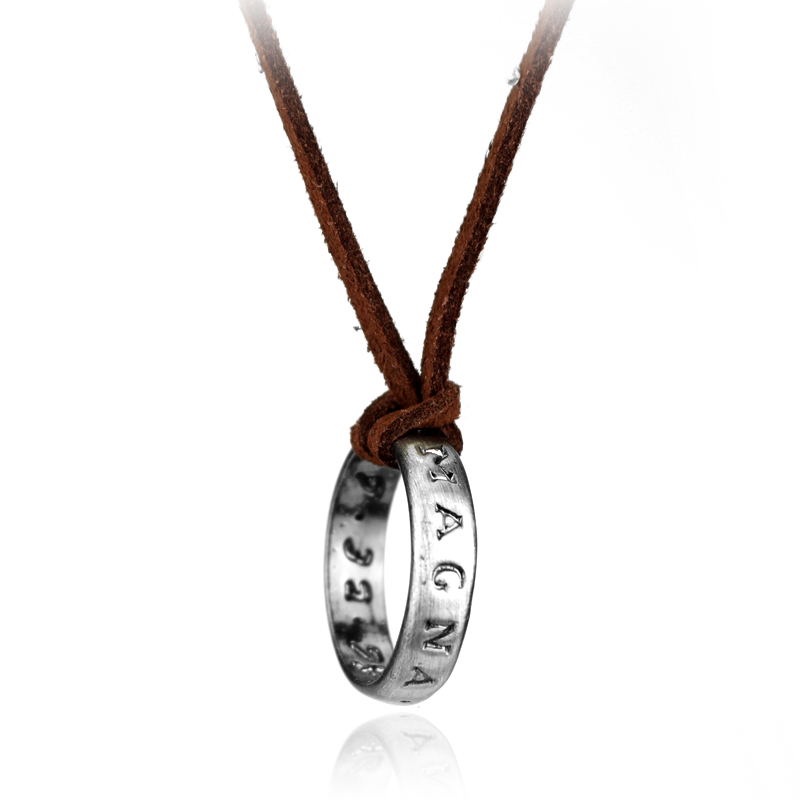 ゲームアニメレザーチェーンリングネックレスキャラクターネイサ - Anime Pendant Necklace のレビューと価格
