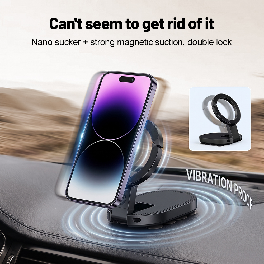 360 °   回転式3-in-1吸盤式マグネット携帯ホルダ - Watch Accessories のレビューと価格