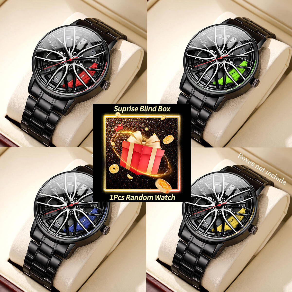 1PC サプライズミステリーウォッチブラインドボックス-ファ - Watch Accessories のレビューと価格
