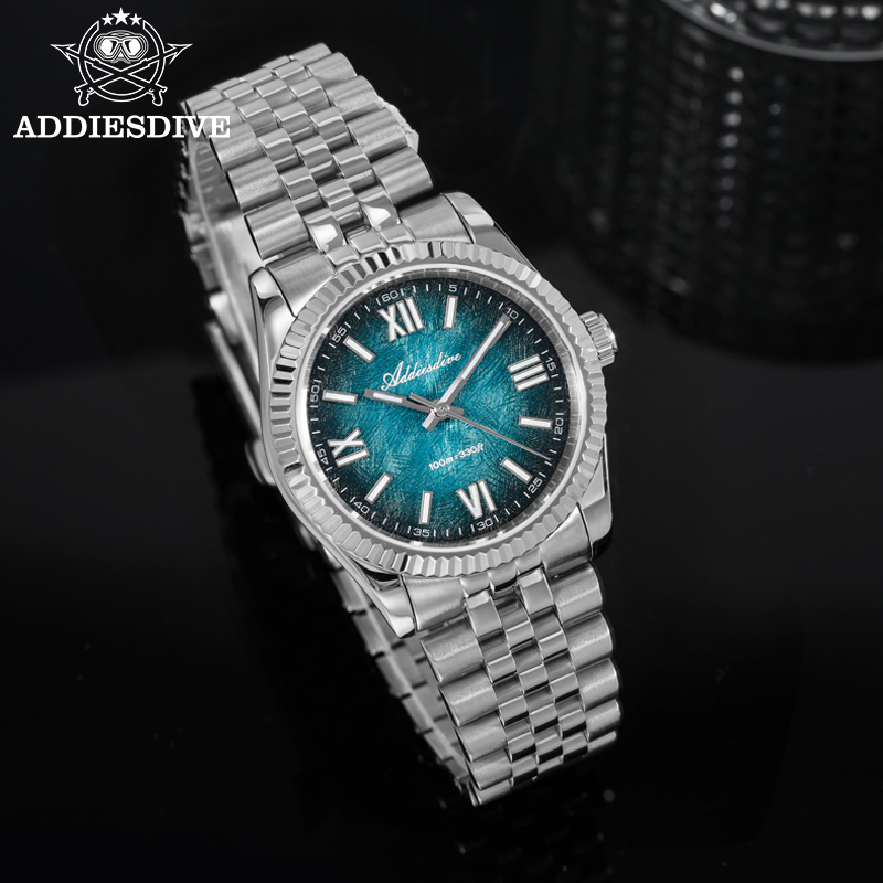 ADDIESDIVE エレガントな女性用腕時計高級サファイア - Watch Accessories のレビューと価格
