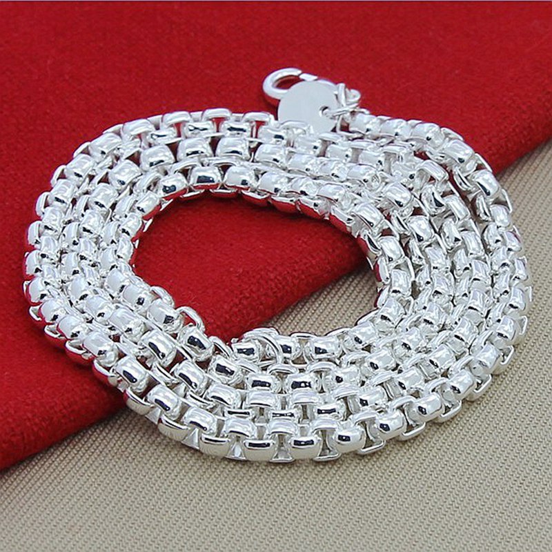 卸売 925 スターリングシルバー ラウンドボックスチェーン - Cuban Link Chain 12Mm のレビューと価格