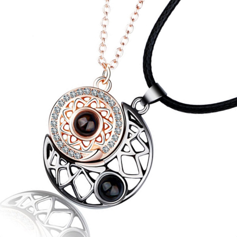 カップル用ネックレス,アーティスト用ペンダント付きネックレス - Magnetic Couple Matching Necklaces のレビューと価格