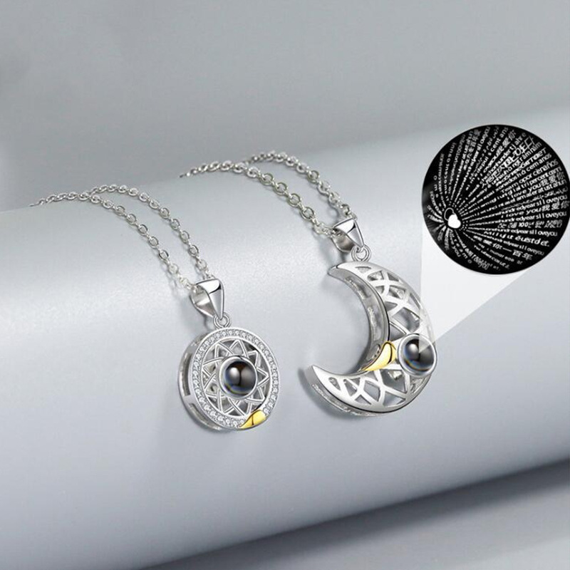 カップル用ネックレス,アーティスト用ペンダント付きネックレス - Magnetic Couple Matching Necklaces のレビューと価格