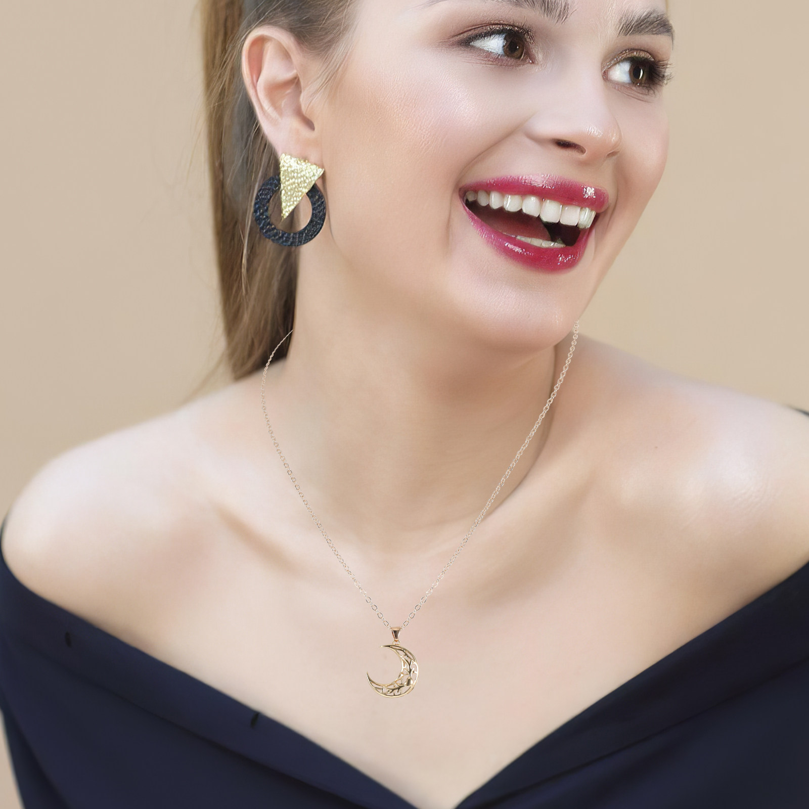 カップル用太陽と月のネックレスセット、マグネット式留め金、合 - Magnetic Couple Matching Necklaces のレビューと価格