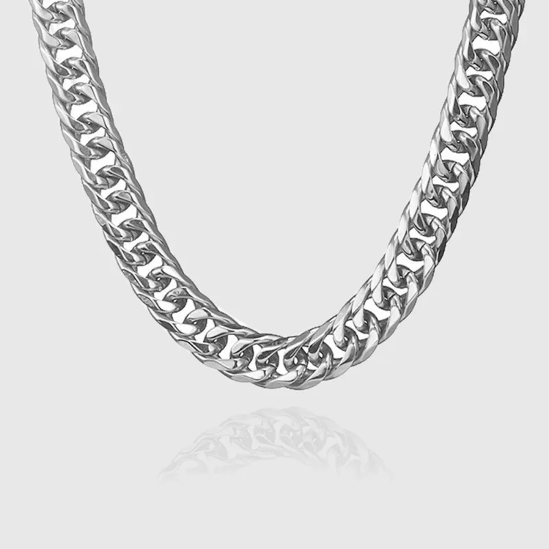 925 スターリングシルバー 45-60 センチメートル 1 - Cuban Link Chain 12Mm のレビューと価格